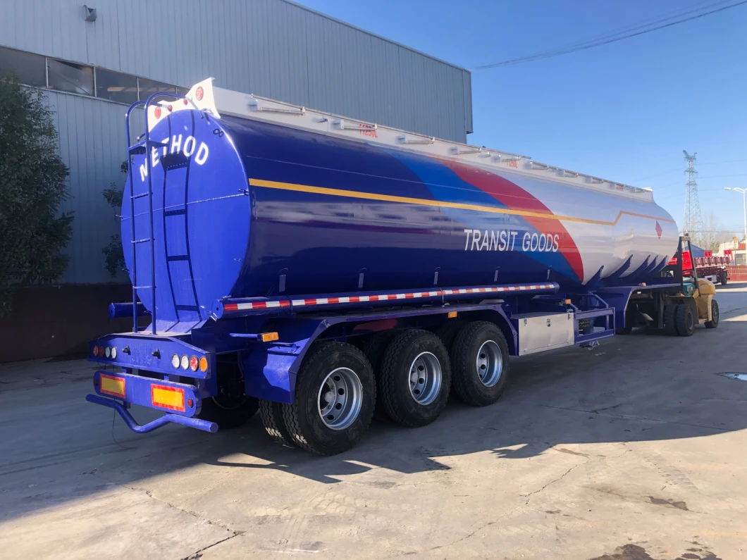 China Factory Sales 3 Axle 40000L/45000L/50000L Carbon Steel/Stainless Steel/Aluminum Alloy Tank/Tanker Truck Semi Trailer for Oil/Fuel/Diesel/Gasoline/Crude