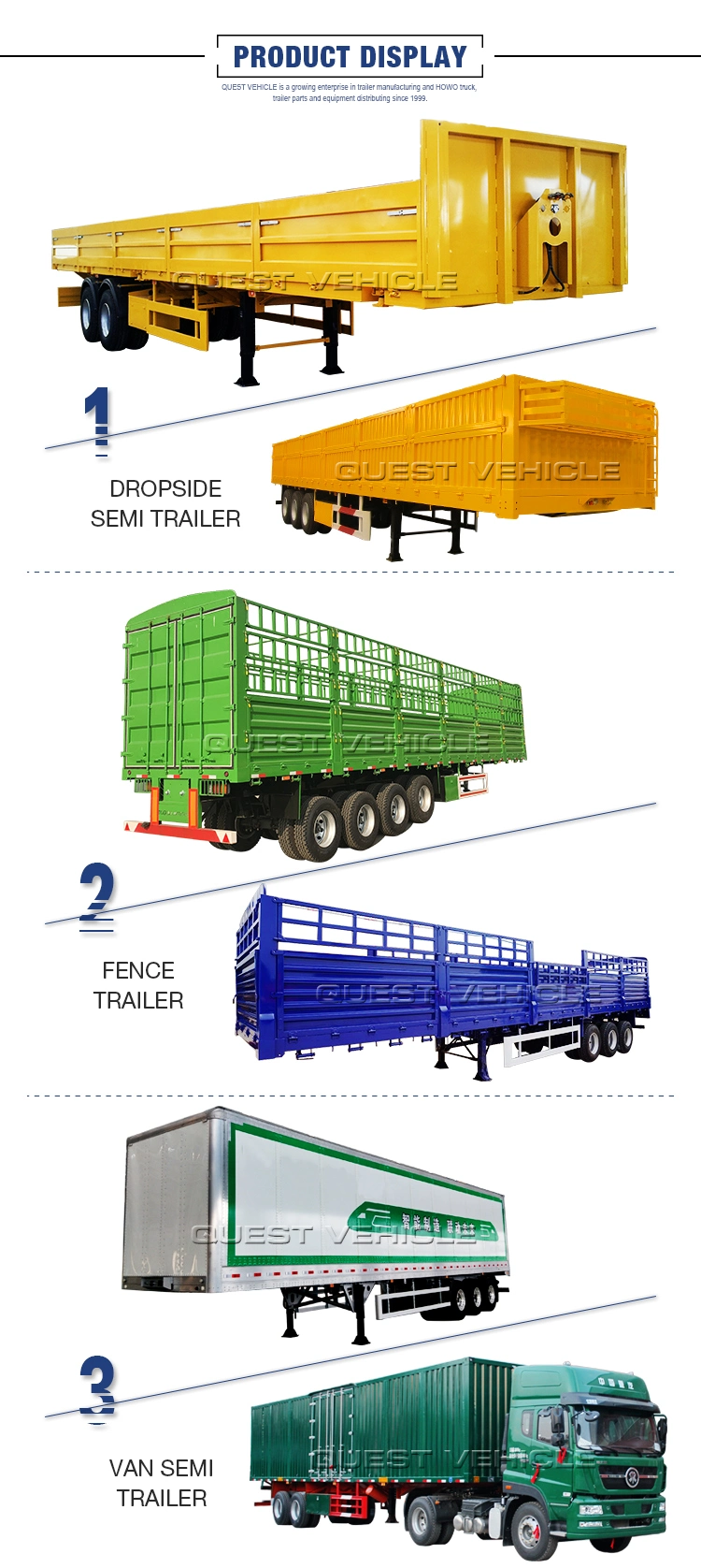 60 Tons 3 Axles Cargo Side Wall Semi Trailer