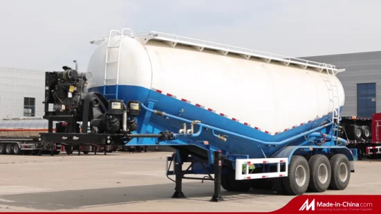 50ton 40cbm Silo Dry Bulk 시멘트 파우더 탱커 세미 트레일러 판매